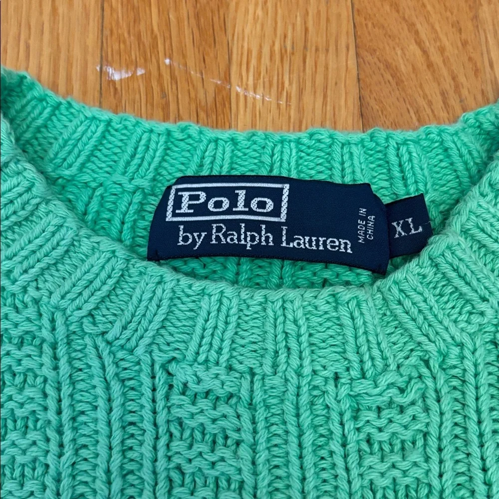 Vintage Polo by Ralph Lauren Hand-Knit Sweater – Size XL